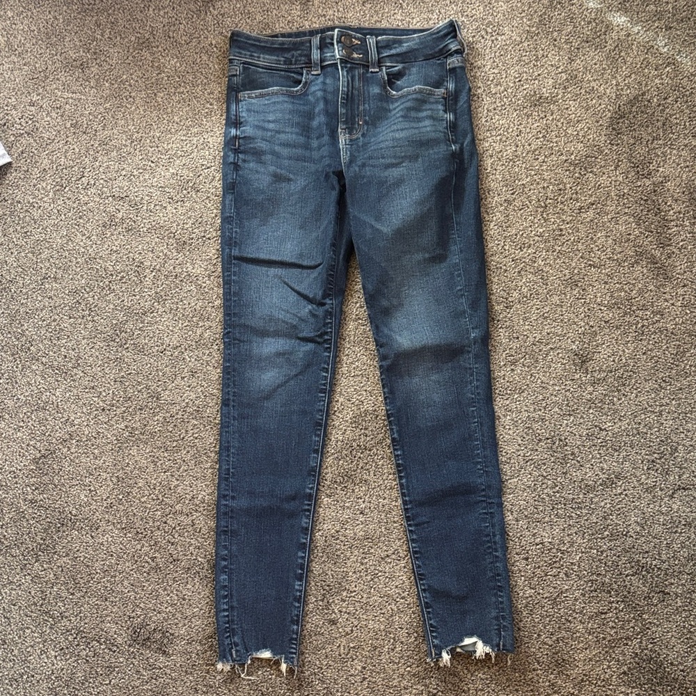 American Eagle Outfitters Dark Blue Skinny Jeans